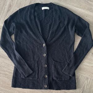 Elegant Black Women's Cardigan Abercrombie Size S